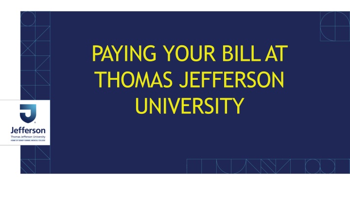 paying your bill at thomas jefferson university