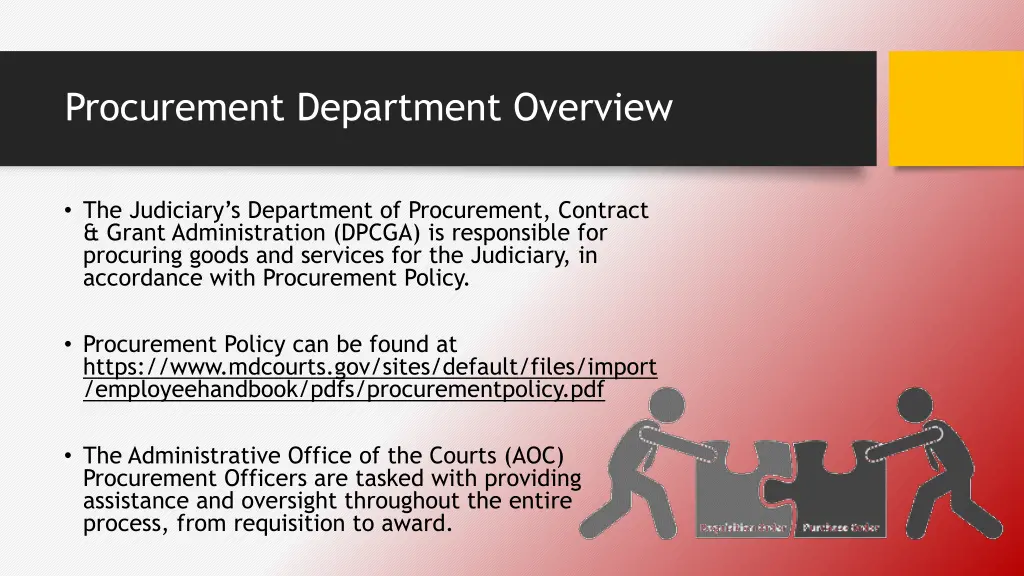 procurement department overview