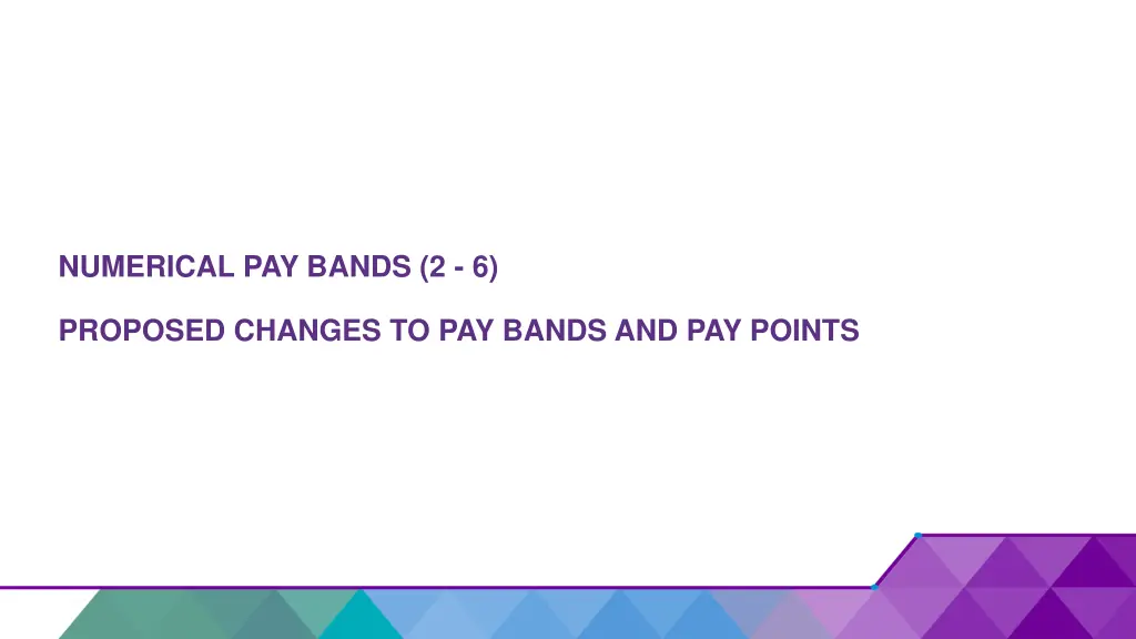 numerical pay bands 2 6