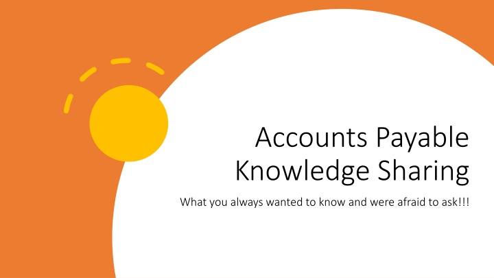 accounts payable knowledge sharing