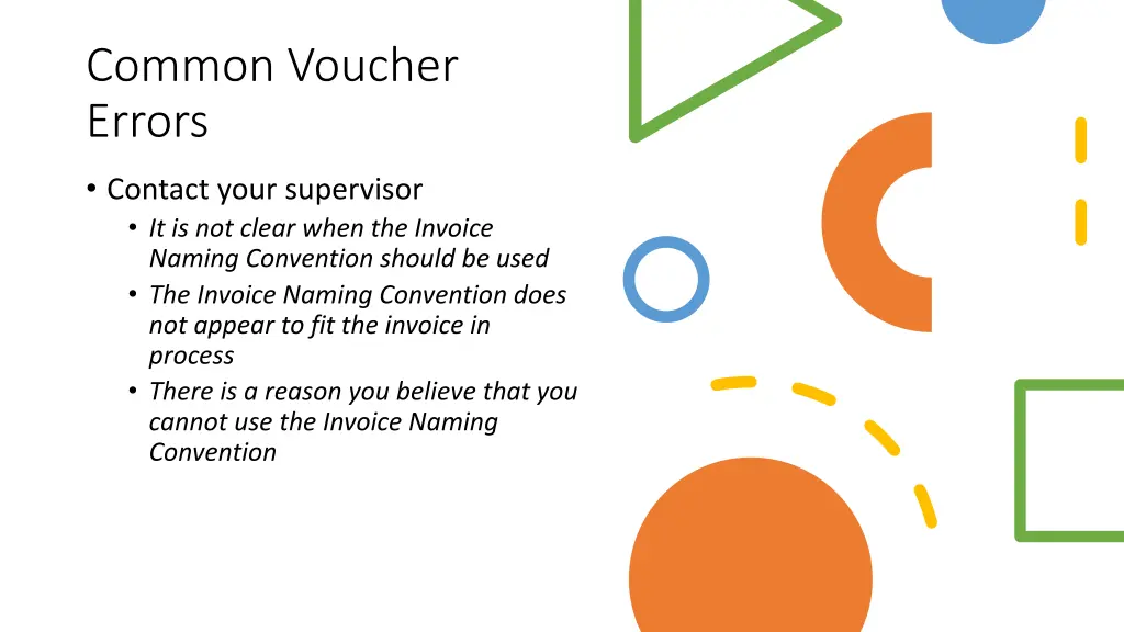 common voucher errors 5