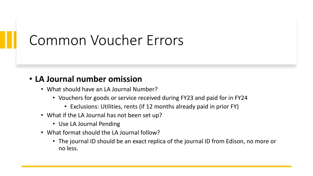 common voucher errors 7