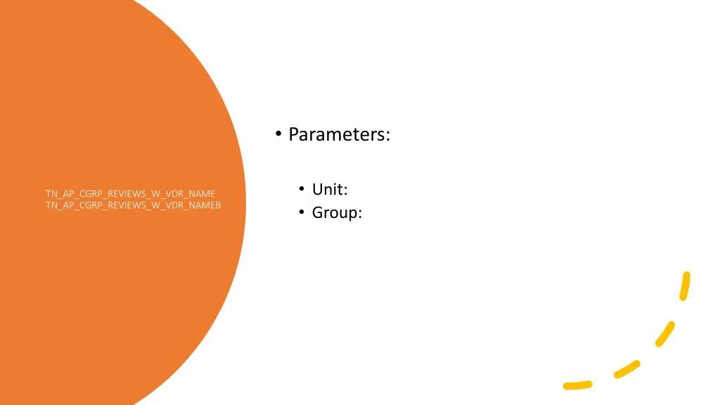 parameters