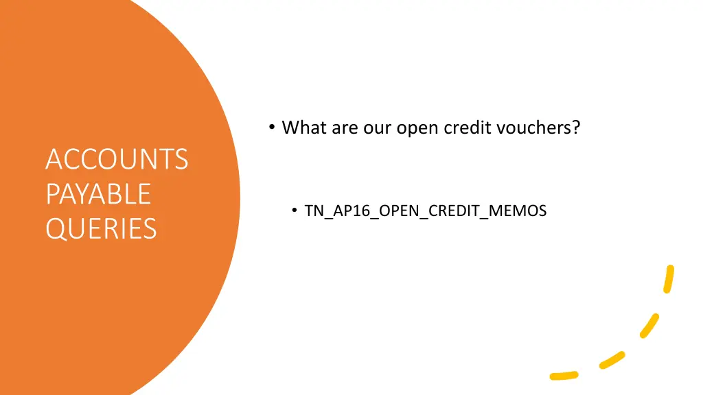 what are our open credit vouchers