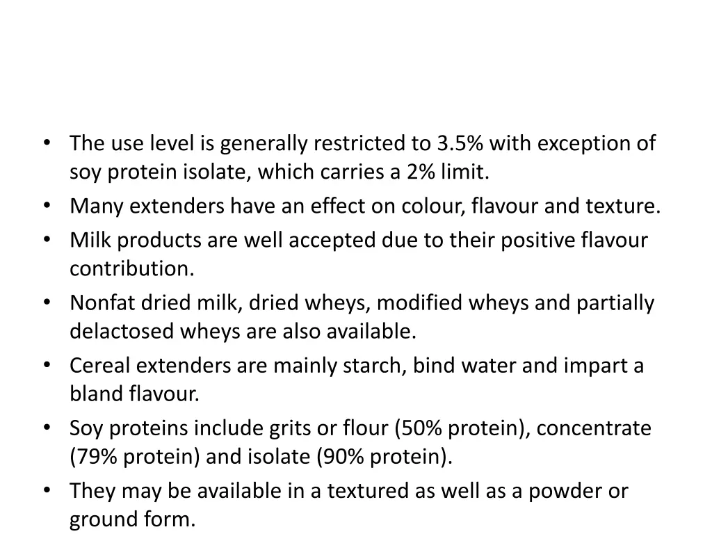 the use level is generally restricted to 3 5 with