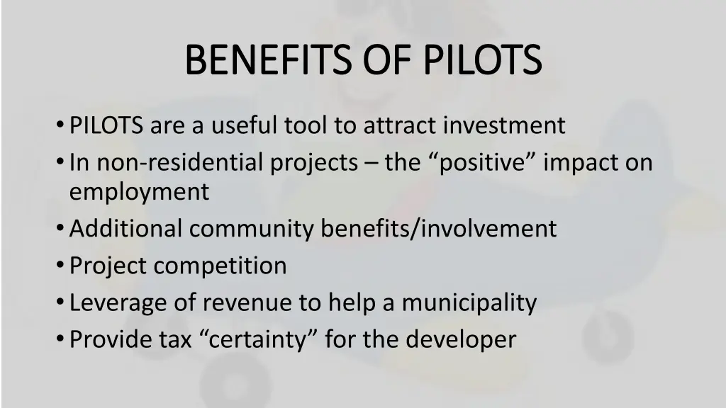 benefits of pilots benefits of pilots