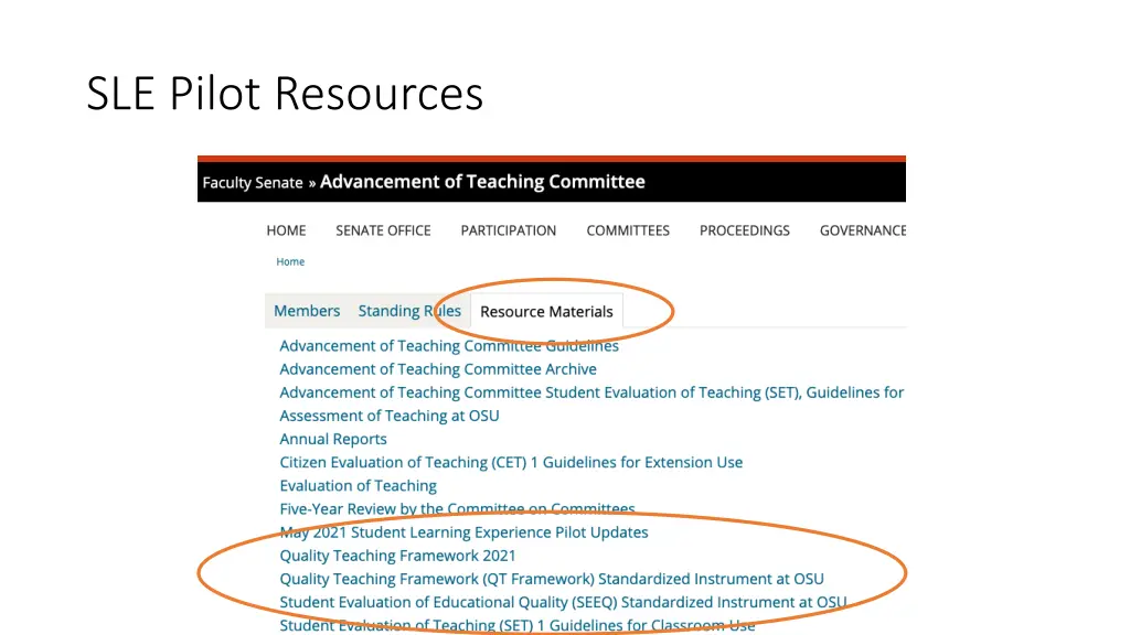 sle pilot resources 1