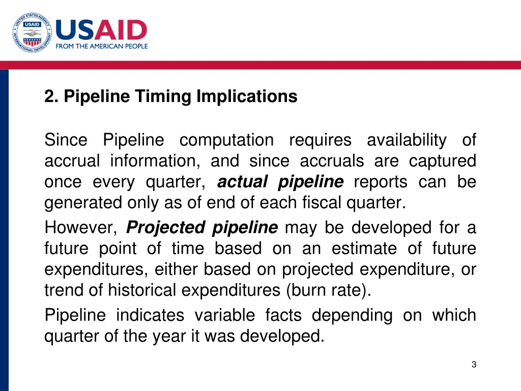 2 pipeline timing implications