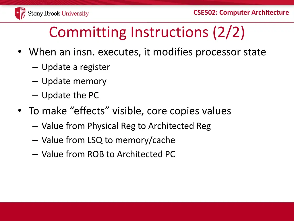 cse502 computer architecture 9