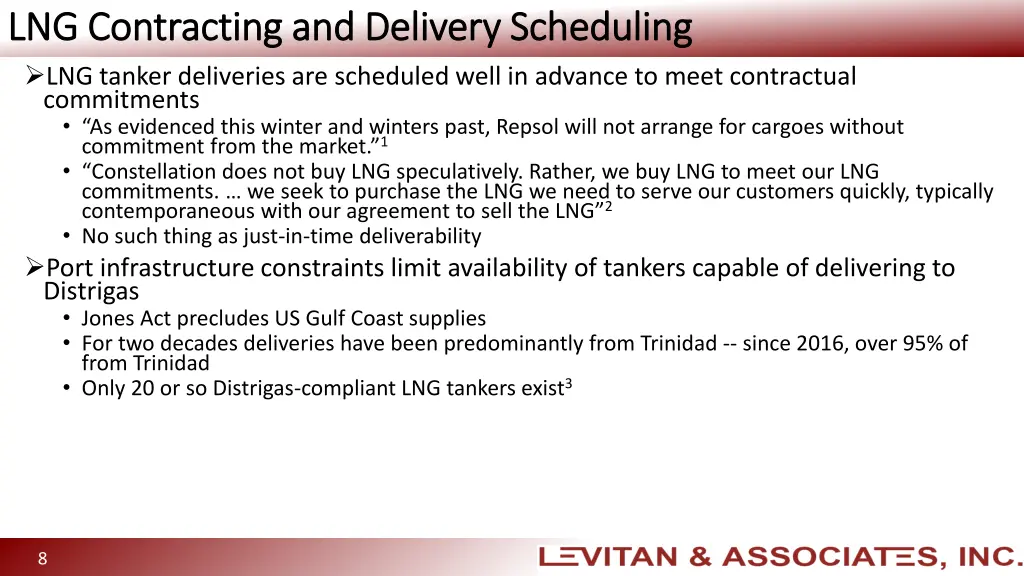 lng contracting and delivery scheduling