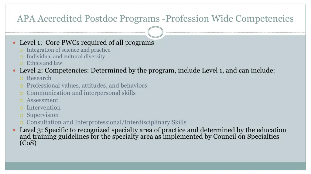 apa accredited postdoc programs profession wide 1