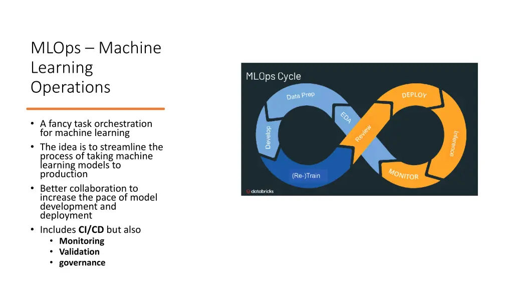 mlops machine learning operations