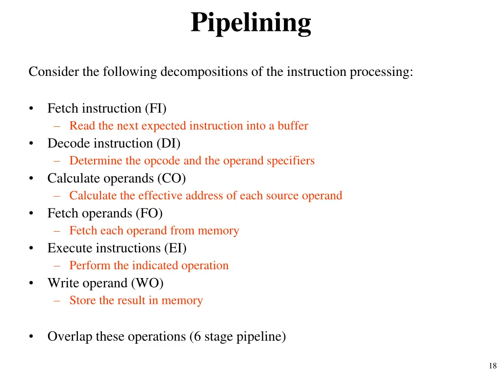 pipelining