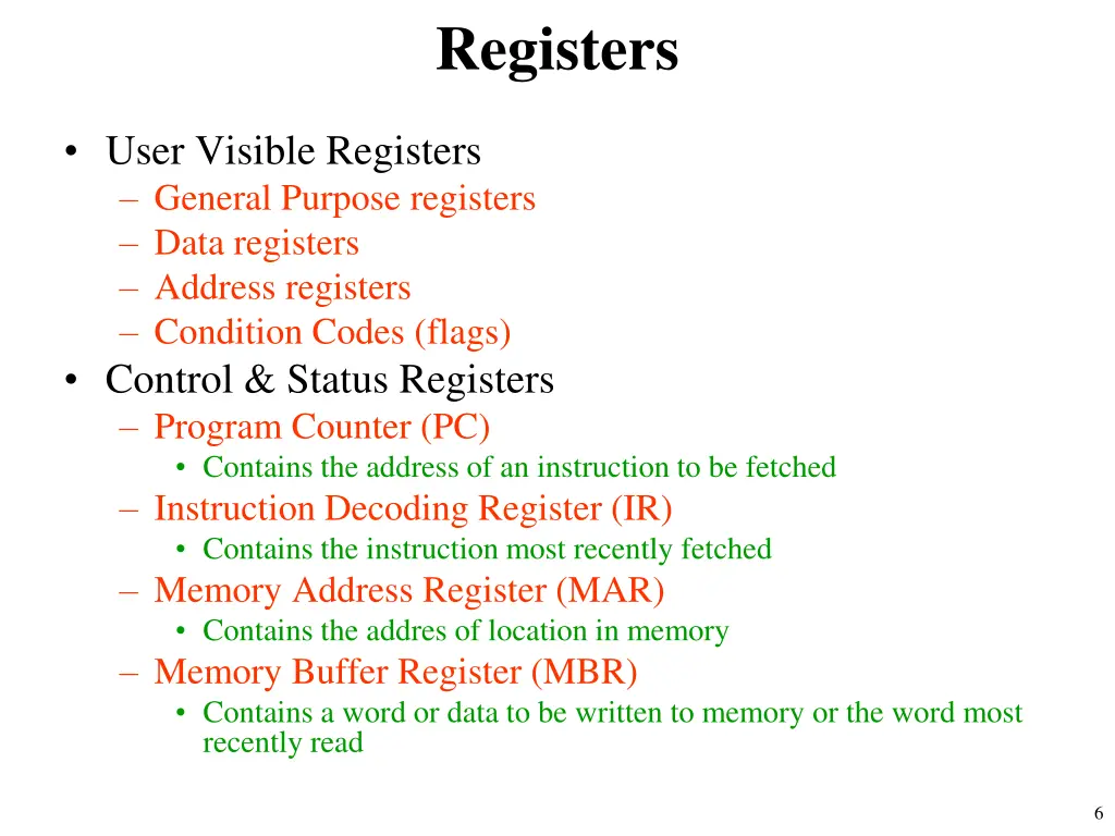 registers 1