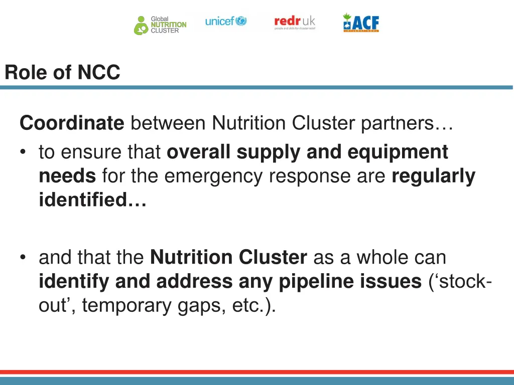 role of ncc