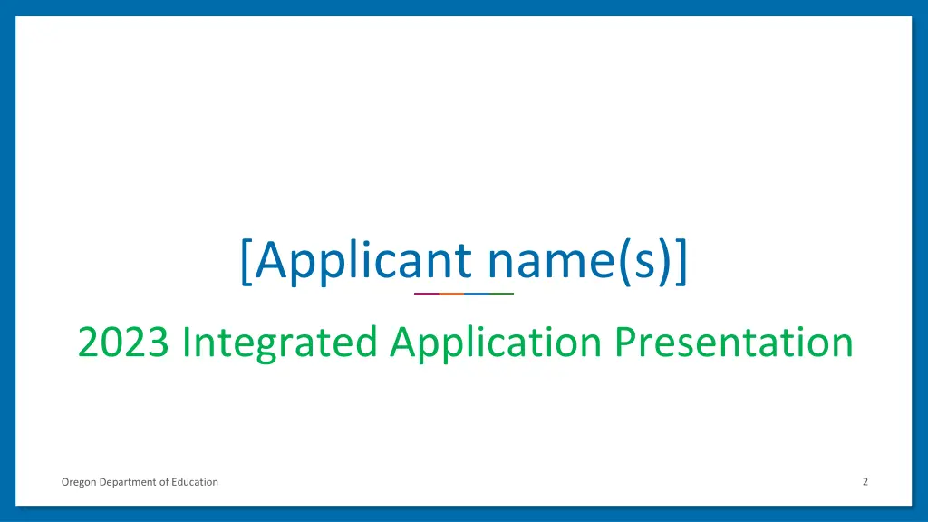 applicant name s