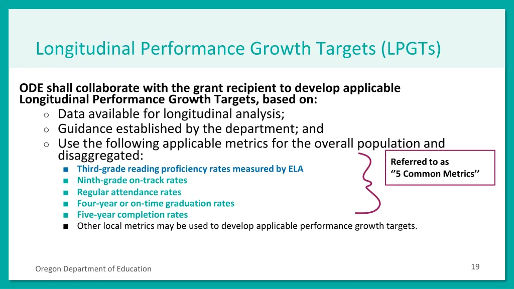 longitudinal performance growth targets lpgts