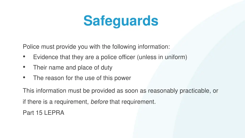 safeguards 1