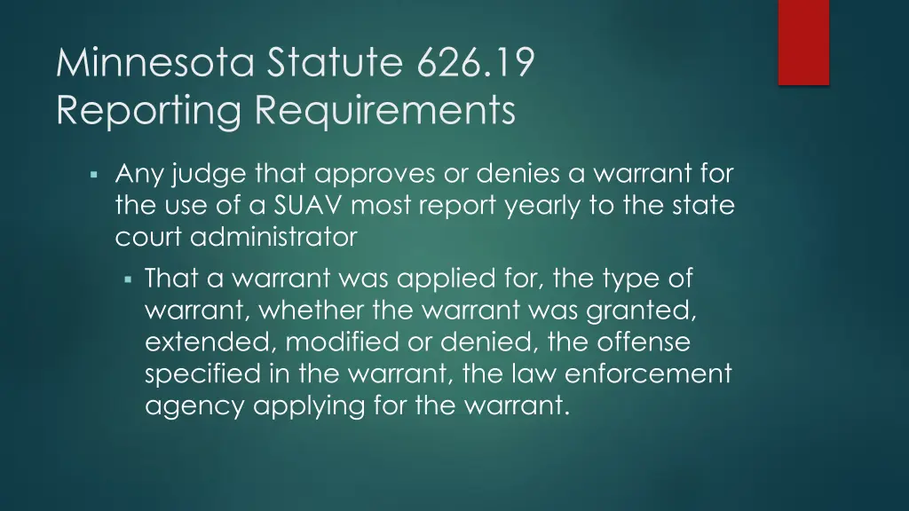 minnesota statute 626 19 reporting requirements 1