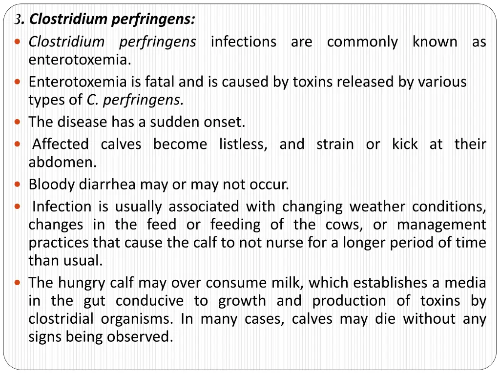 3 clostridium perfringens clostridium perfringens