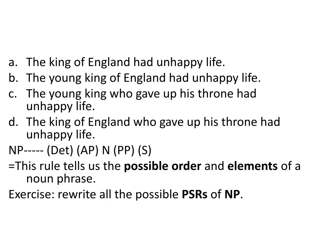 a the king of england had unhappy life