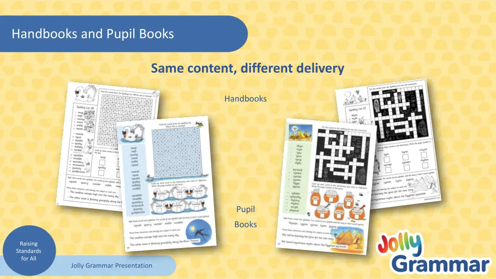 handbooks and pupil books 1