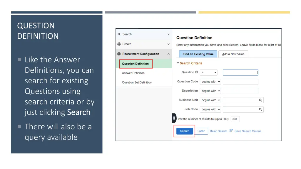 question definition 1