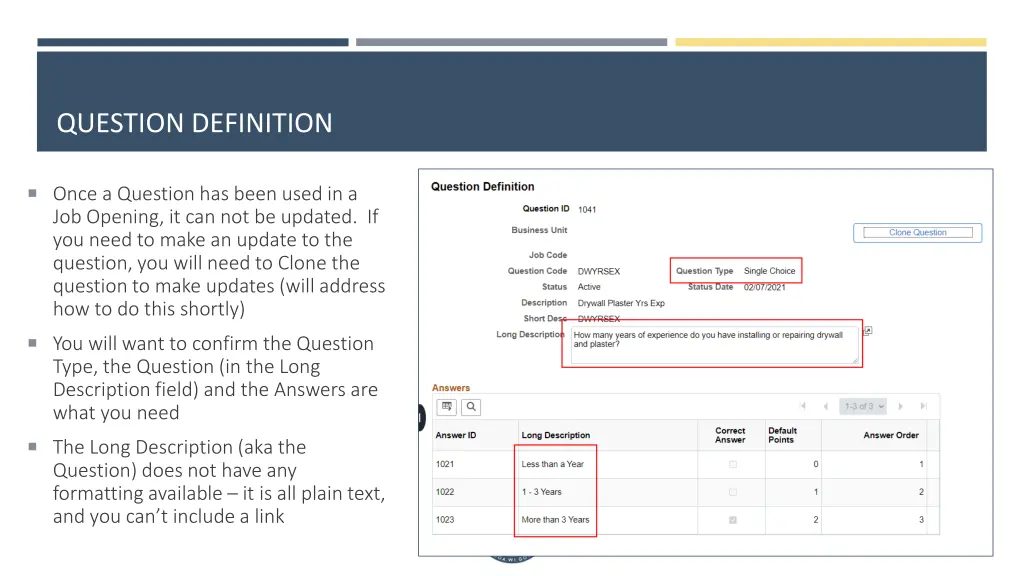 question definition 3