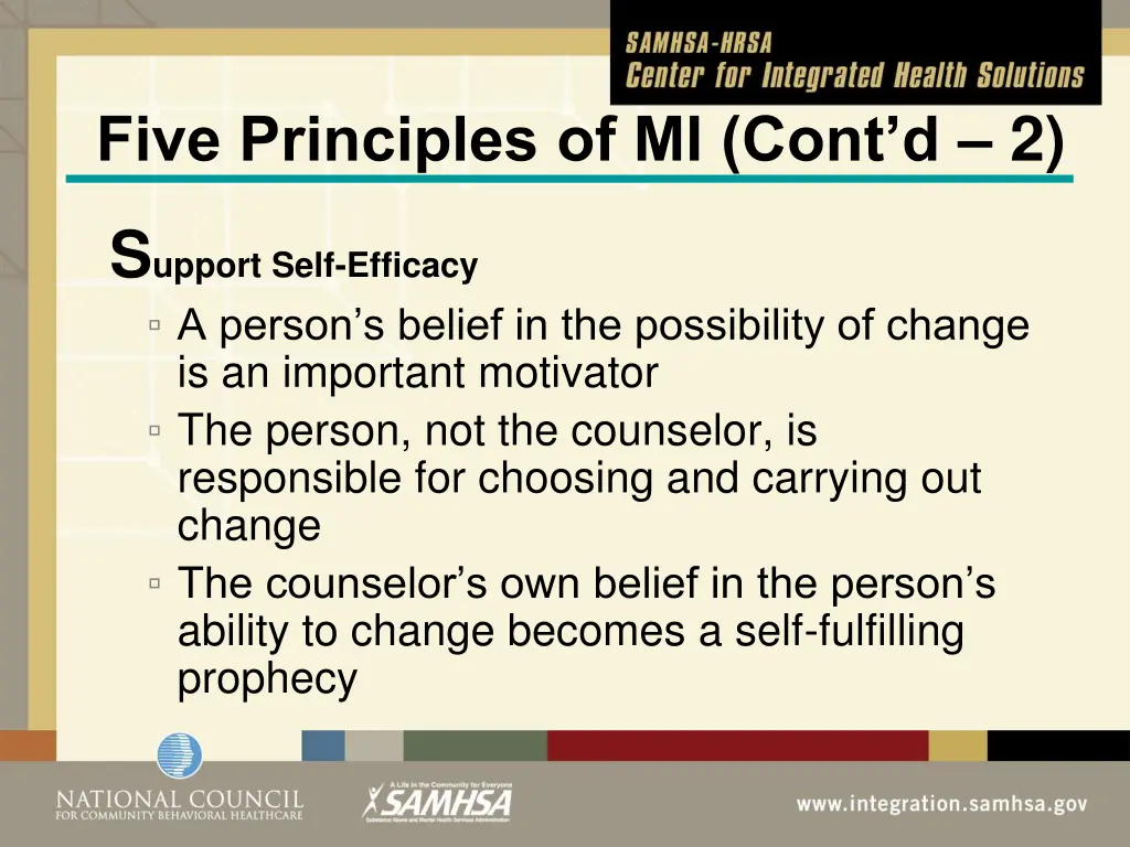 five principles of mi cont d 2