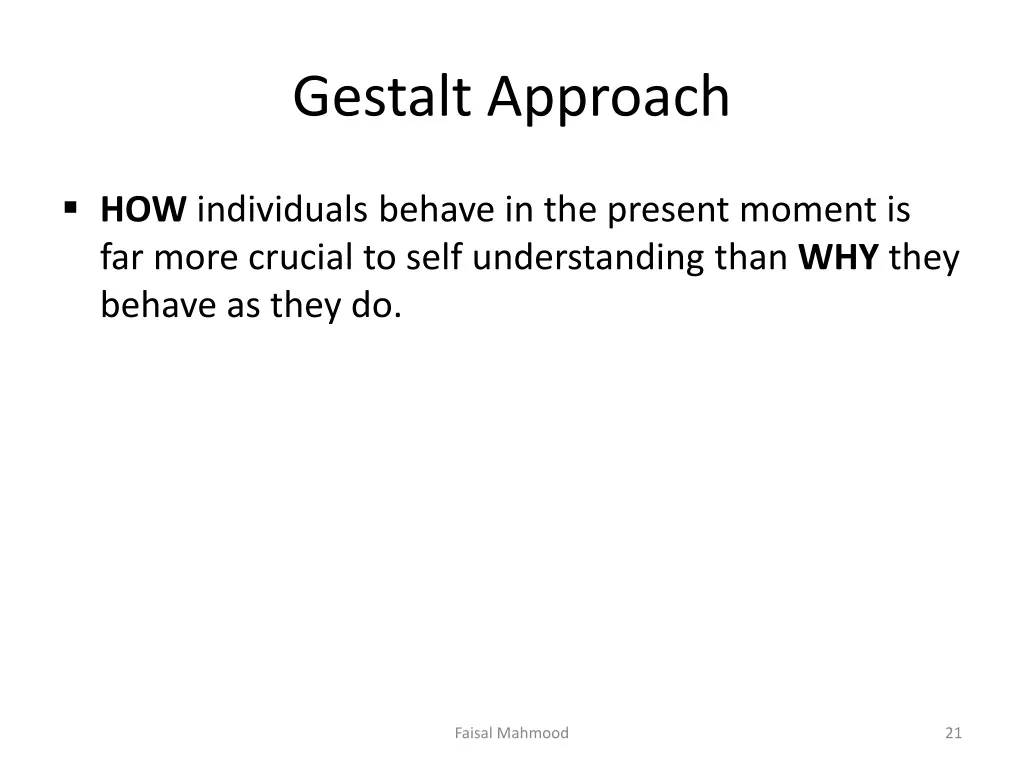 gestalt approach 5