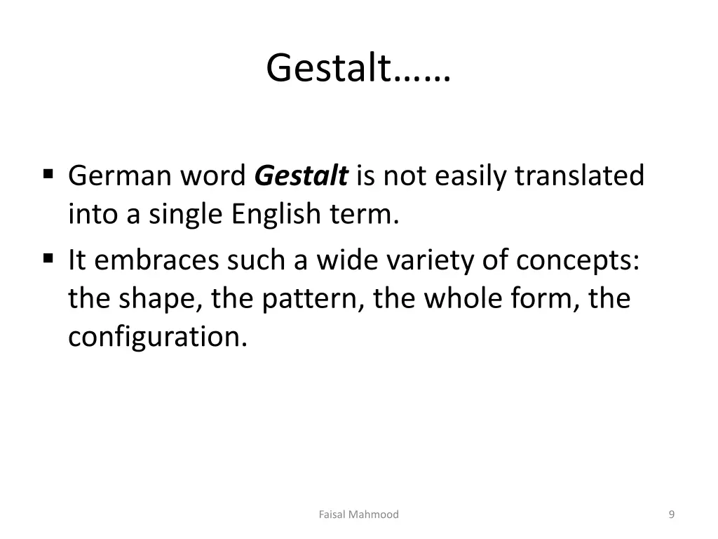 gestalt