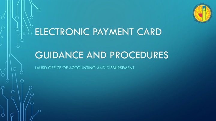 electronic payment card