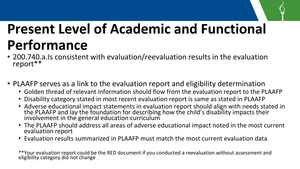 present level of academic and functional 13