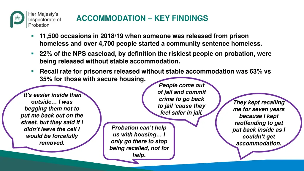 accommodation key findings