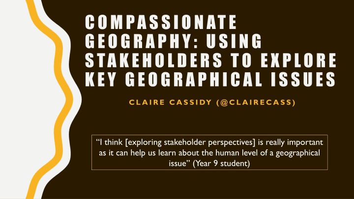 compassionate geography using stakeholders