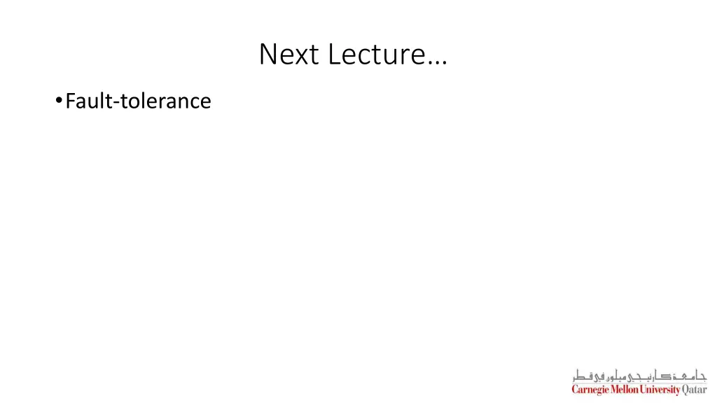 next lecture