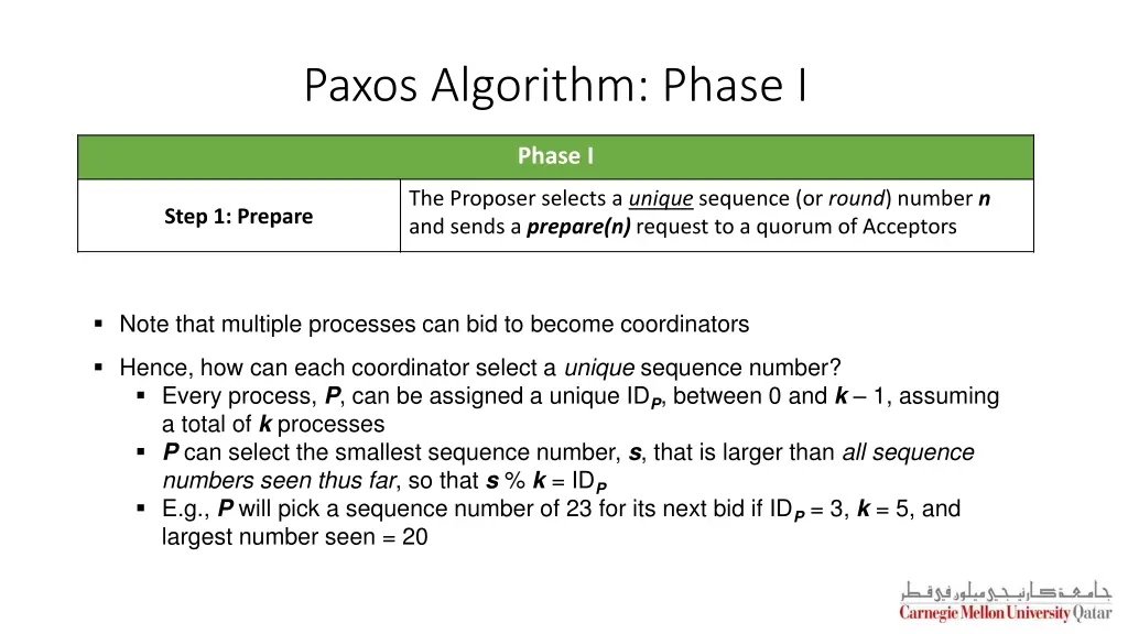 paxos algorithm phase i