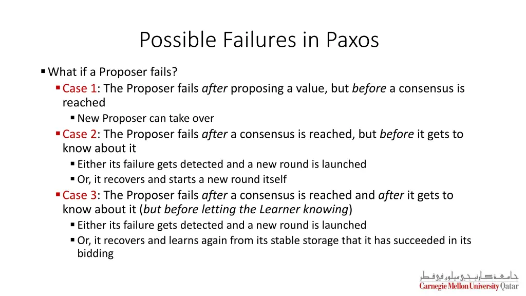 possible failures in paxos 2