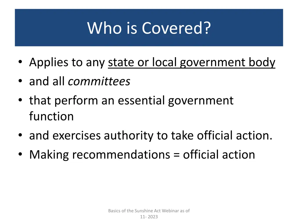 who is covered