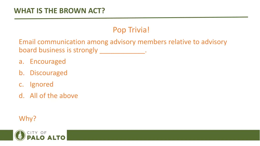 what is the brown act 2