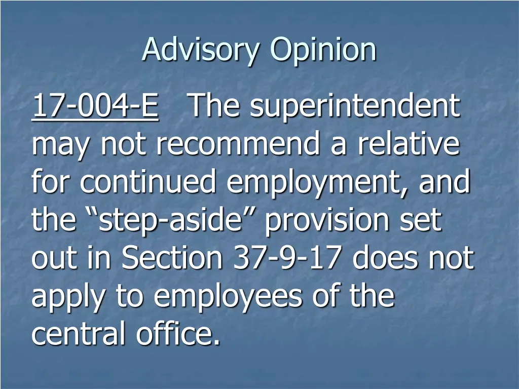 advisory opinion 1