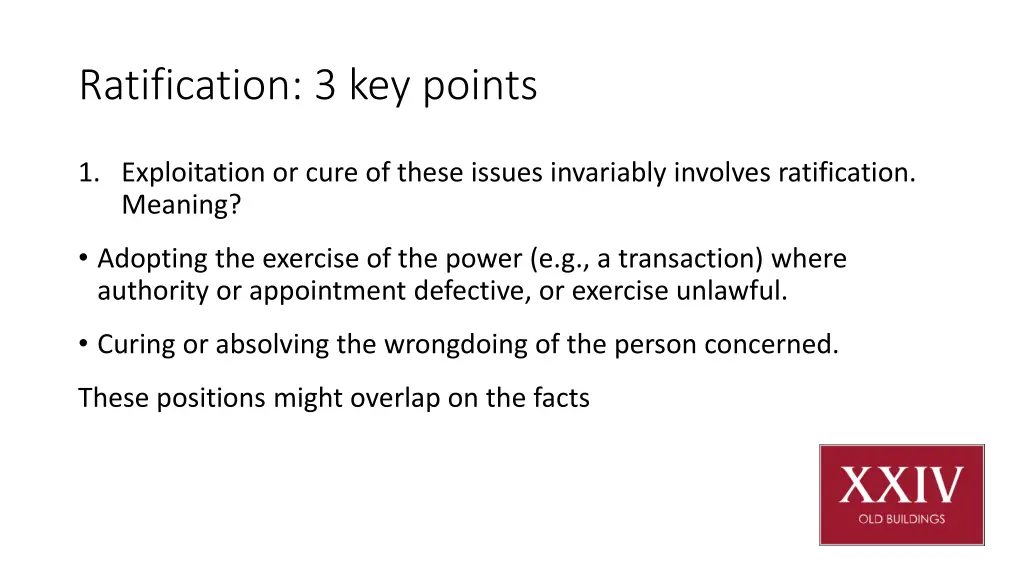 ratification 3 key points