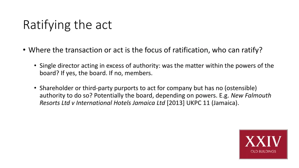 ratifying the act