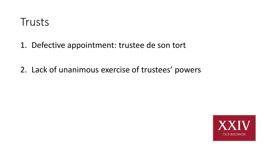 trusts