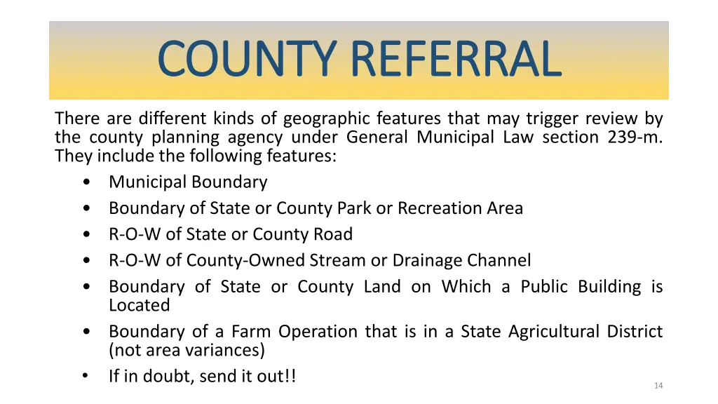 county referral county referral