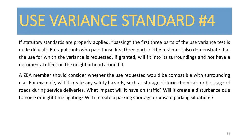 use use variance variance standard