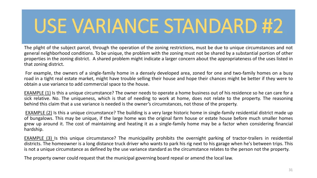 use variance standard 2 use variance standard 2