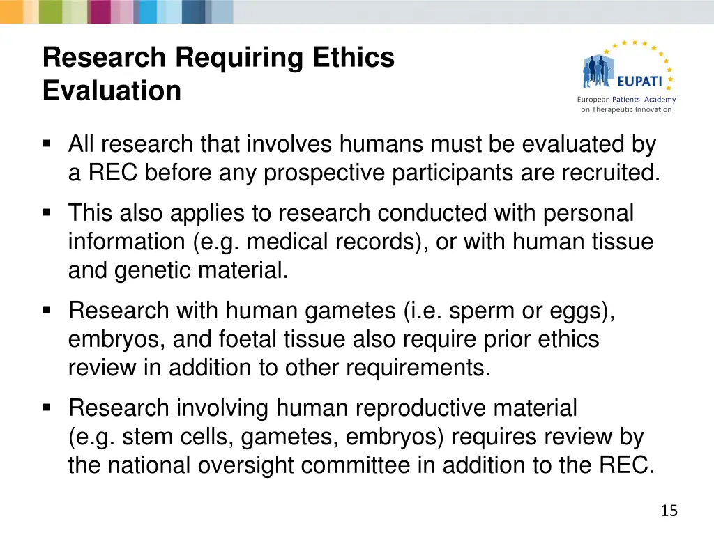 research requiring ethics evaluation