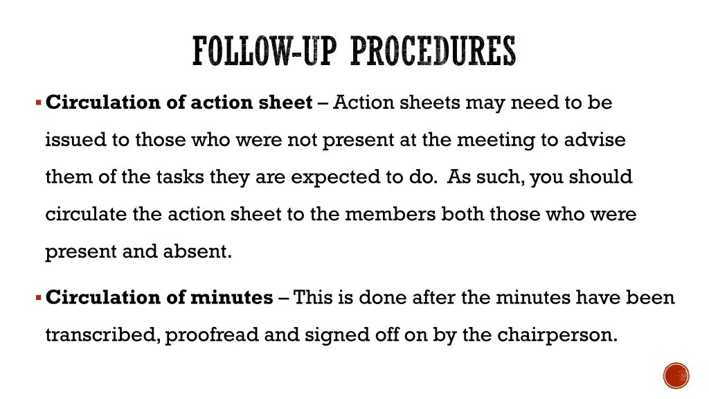 follow up procedures 1