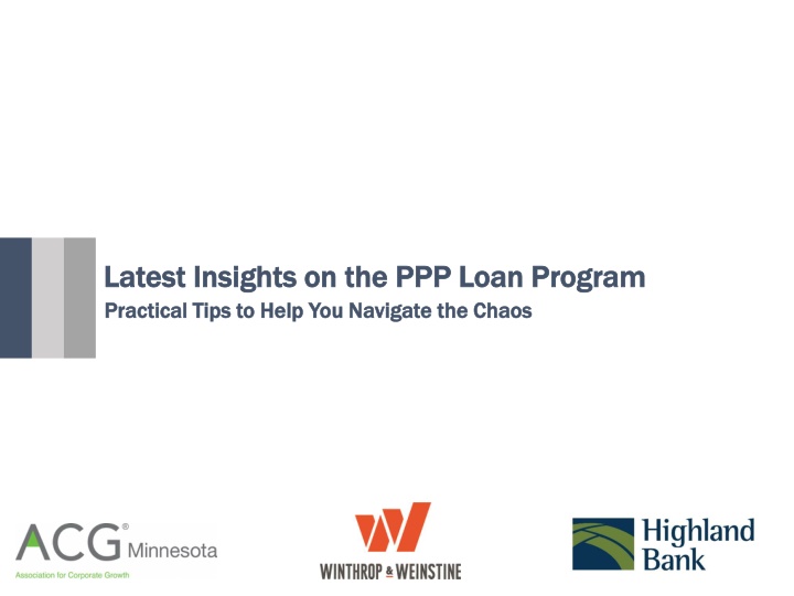 latest insights on the ppp loan program latest